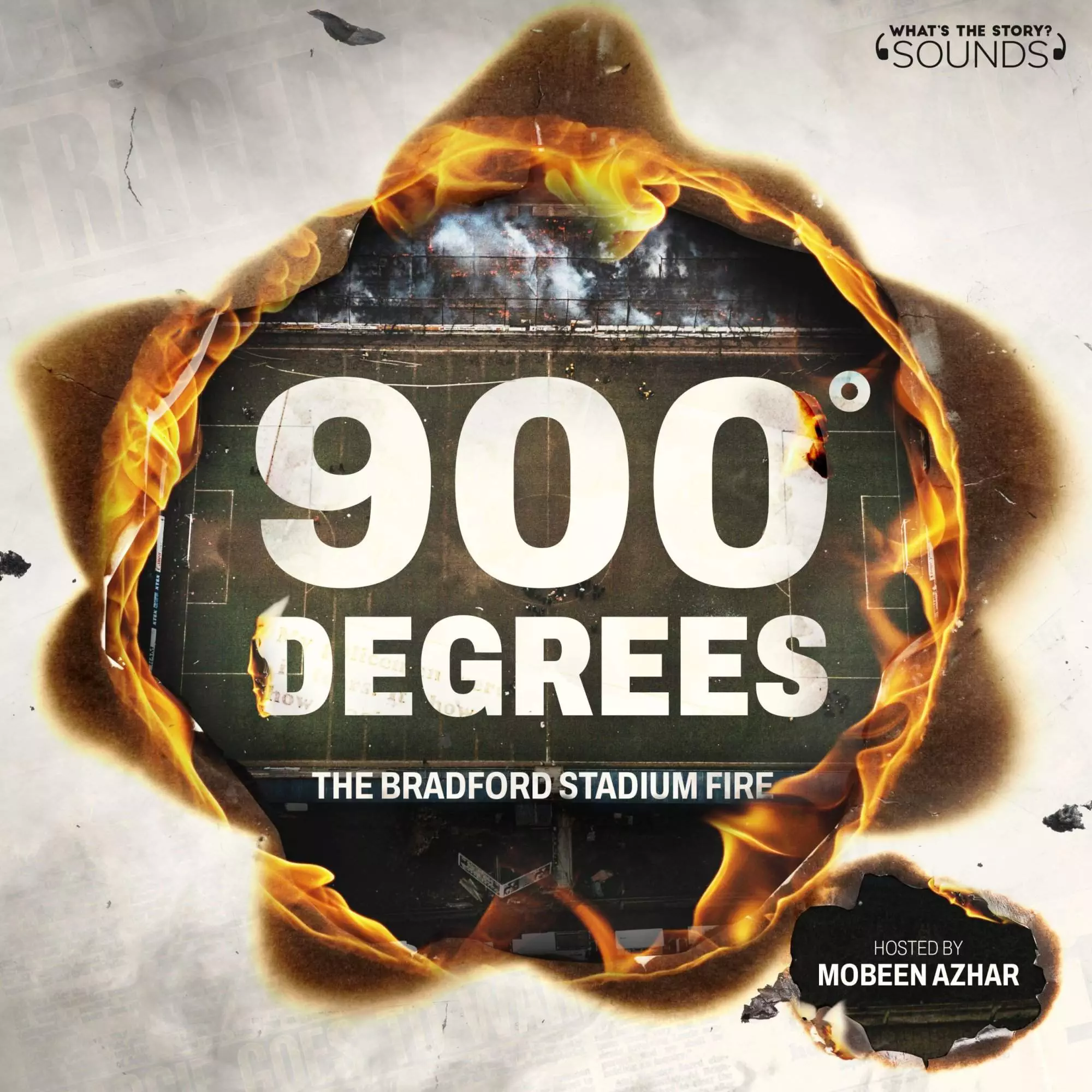 900_Degrees_square 1 an image from the bradford stadium disaster with the 900 degrees graphic