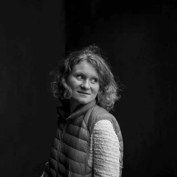 Image of Jess Hatcher-Moore against a black background